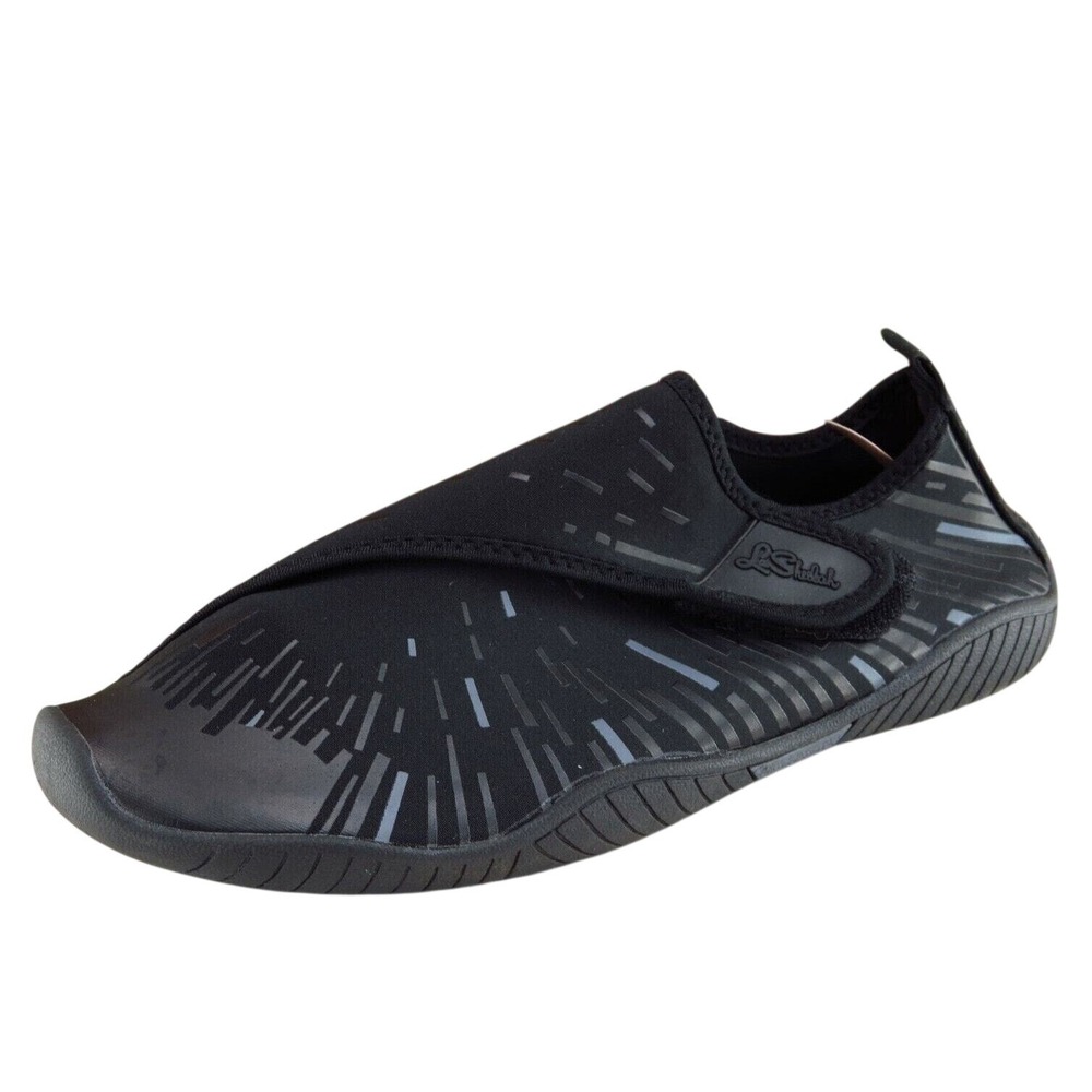 La Sheelah Shoes Size 8.5 M Black Water Fabric Men‎